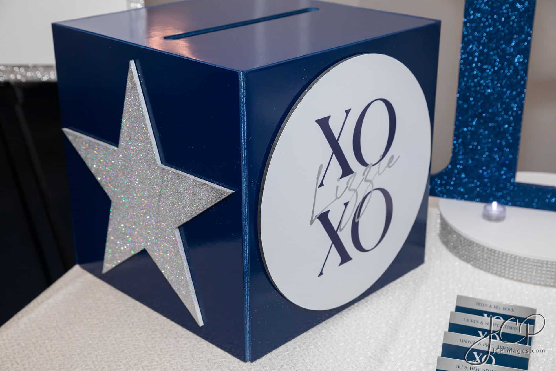 Custom Logo Gift Box with Star for a Bat Mitzvah