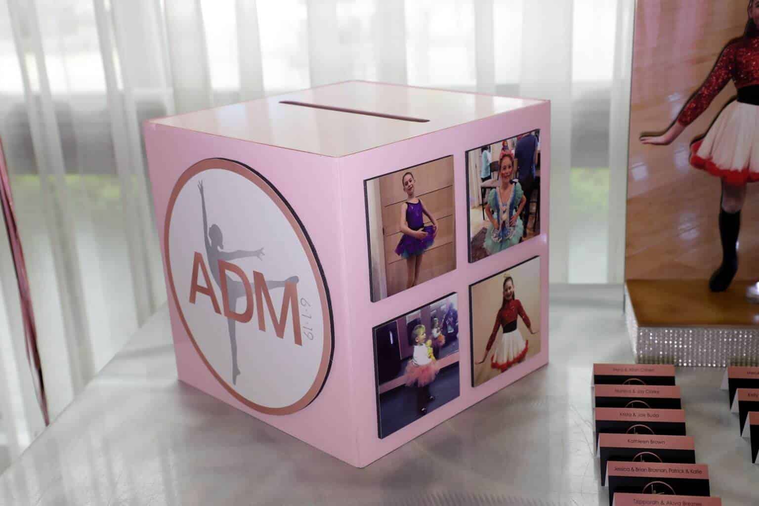Dance Themed Gift Box with Custom Logo and Photos