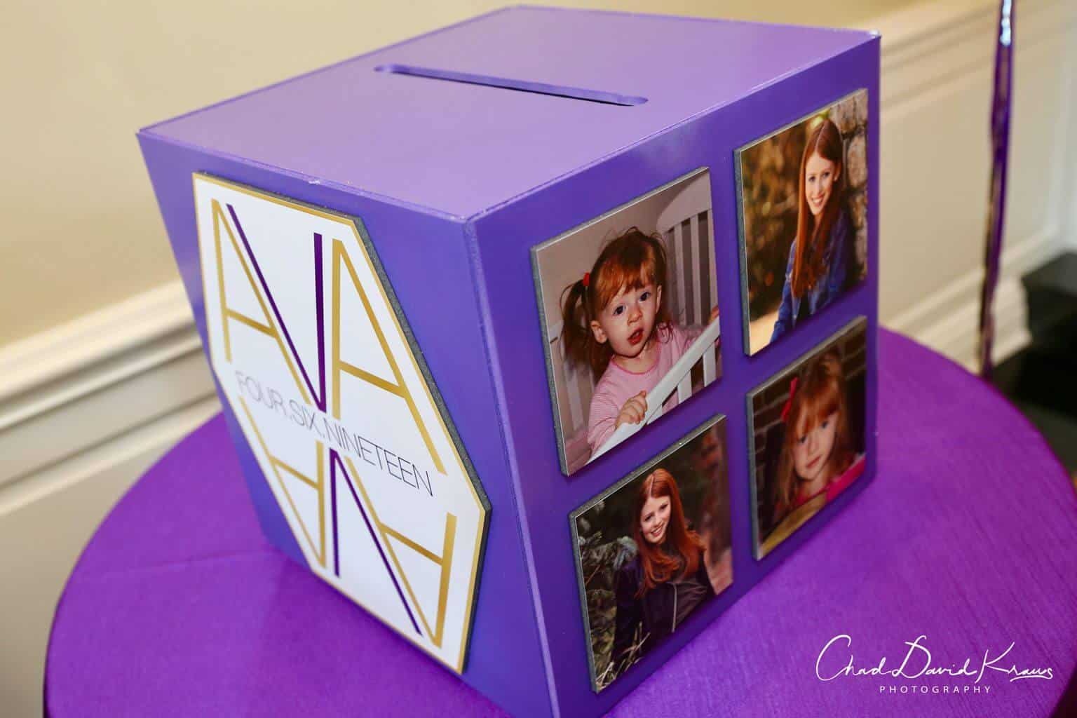 Bat Mitzvah Gift Box with Custom Logo and Photos