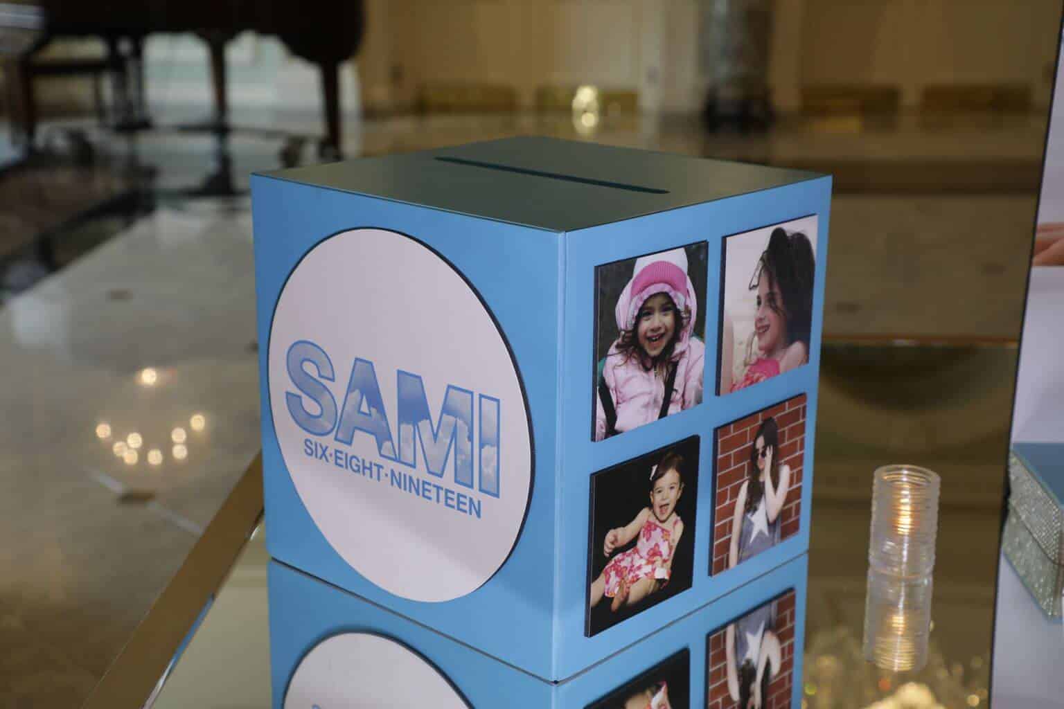 Sky Themed Gift Box with Custom Logo and Photos