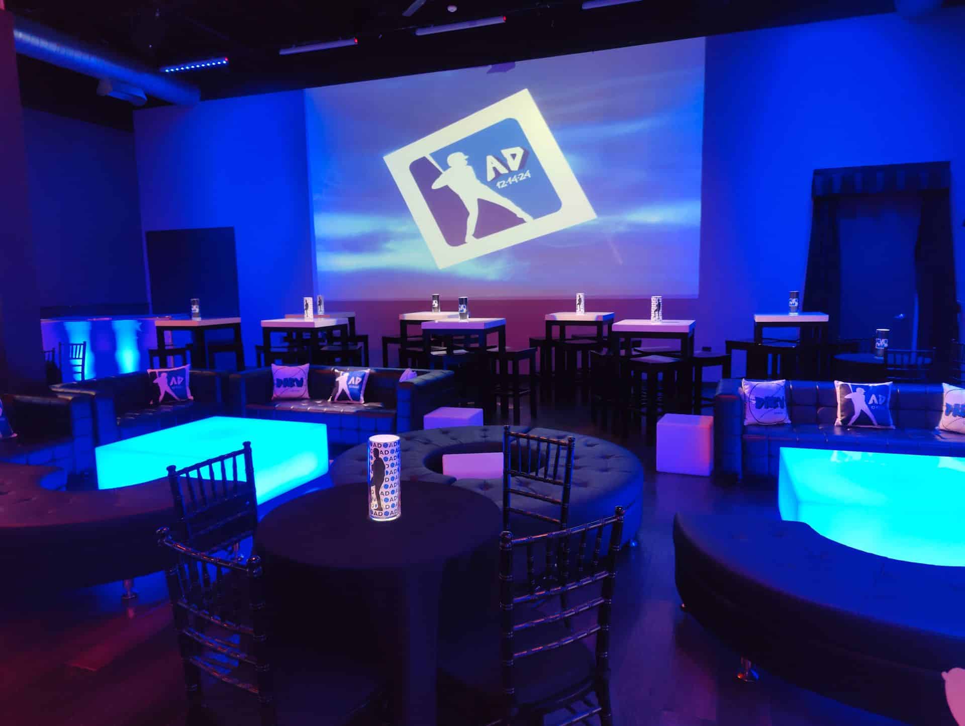 Baseball LED Logo Centerpiece