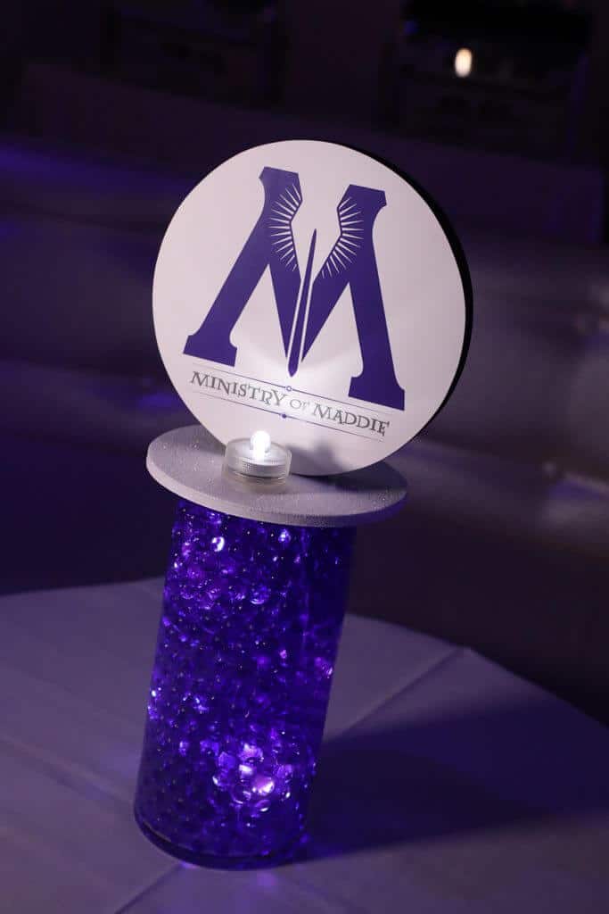 Harry Potter Lounge Centerpiece with Custom Logo