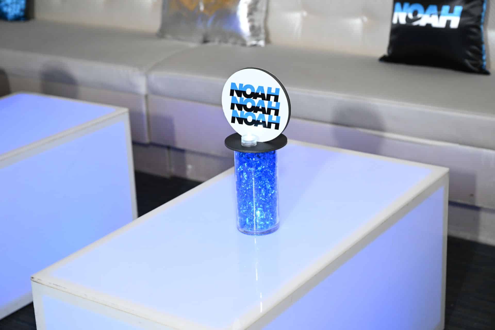 Custom Logo Lounge Centerpiece