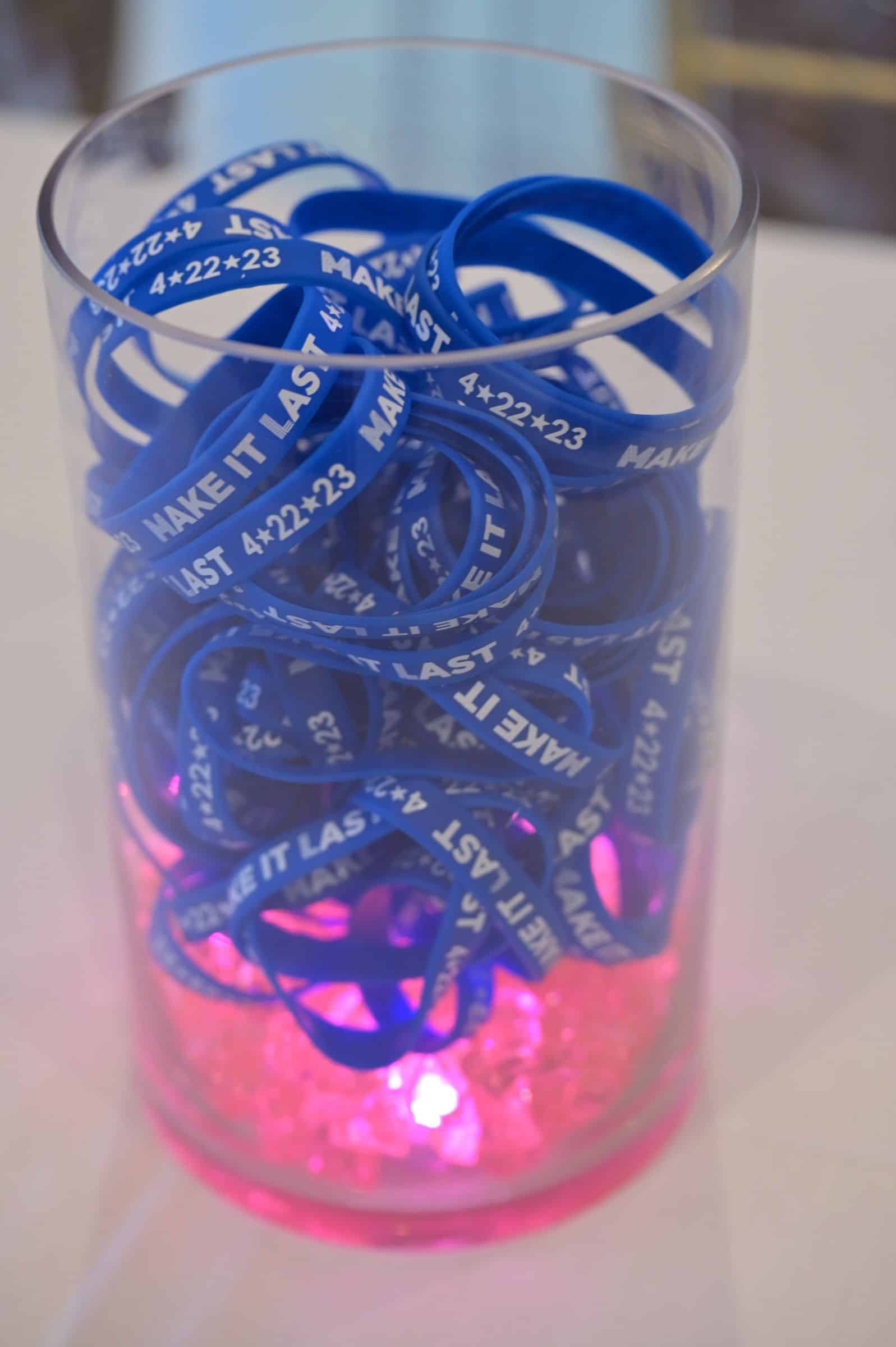 Custom Bracelet Lounge Centerpiece