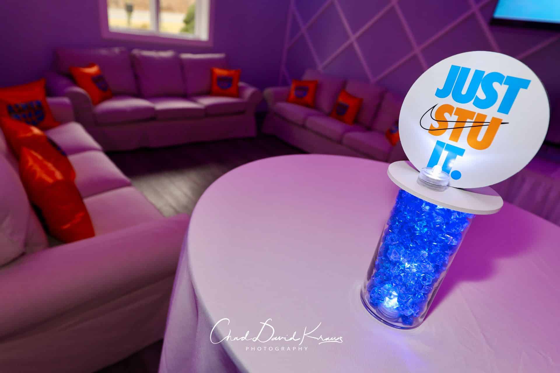 Custom Nike Logo Topper Mini Centerpiece