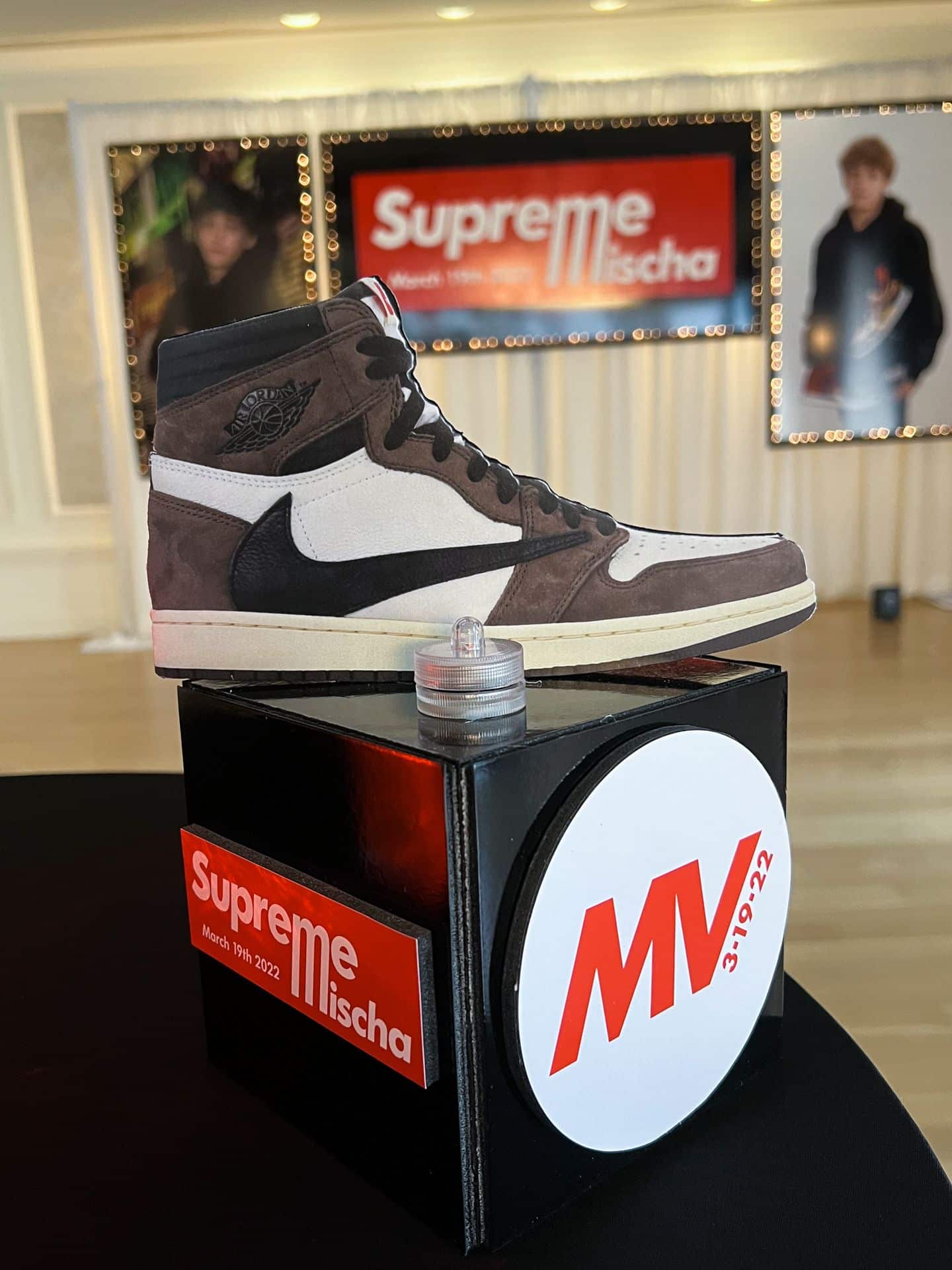 Mini Sneaker Centerpiece for Lounge Decor