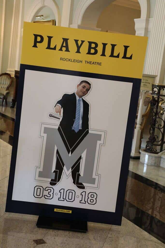 Giant Custom Playbill Blowup with Photo