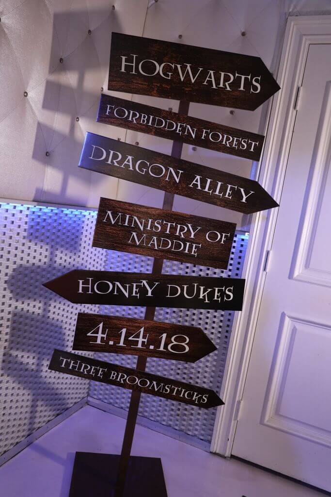 Custom 3D Harry Potter Arrow Sign