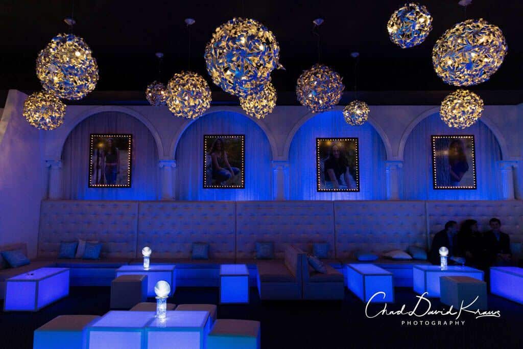 Blowup Photos with Lights at Coliseum, White Plains