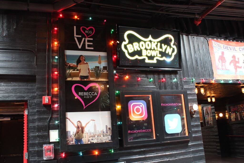 Custom Logo & Photo Posters for Venue Frames at Brooklyn Bowl