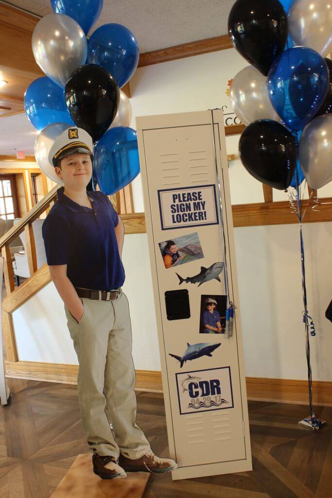 Life Size Cutout for Shark Themed Bar Mitzvah