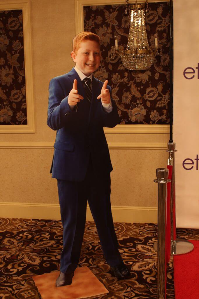 Life Size Cutout for Photography Themed Bar Mitzvah