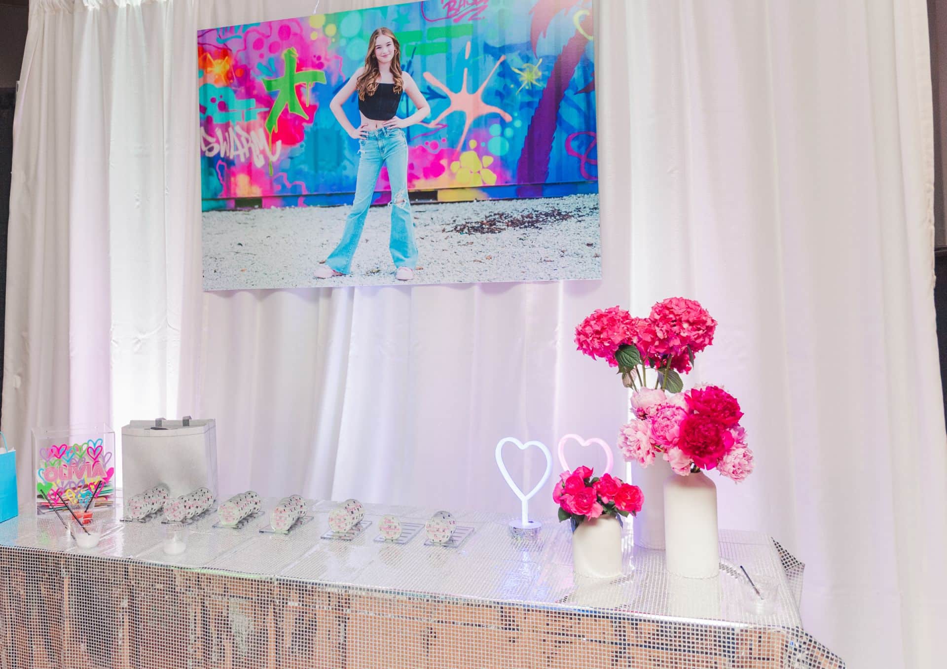 Entrance Blowup Photo for Bat Mitzvah