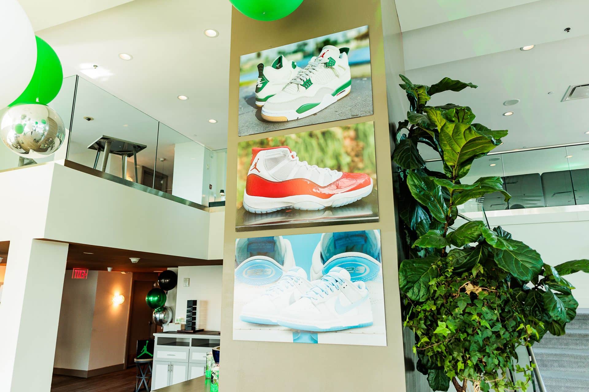 Sneaker Blowup Photos for Sneaker Theme Bar Mitzvah