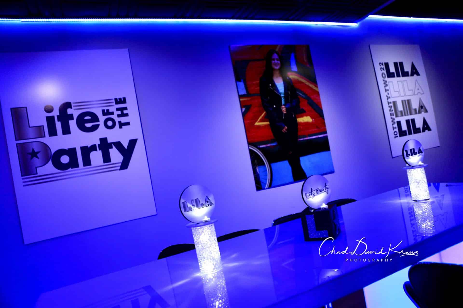 Blowup Logos & Photos at Club Infinity