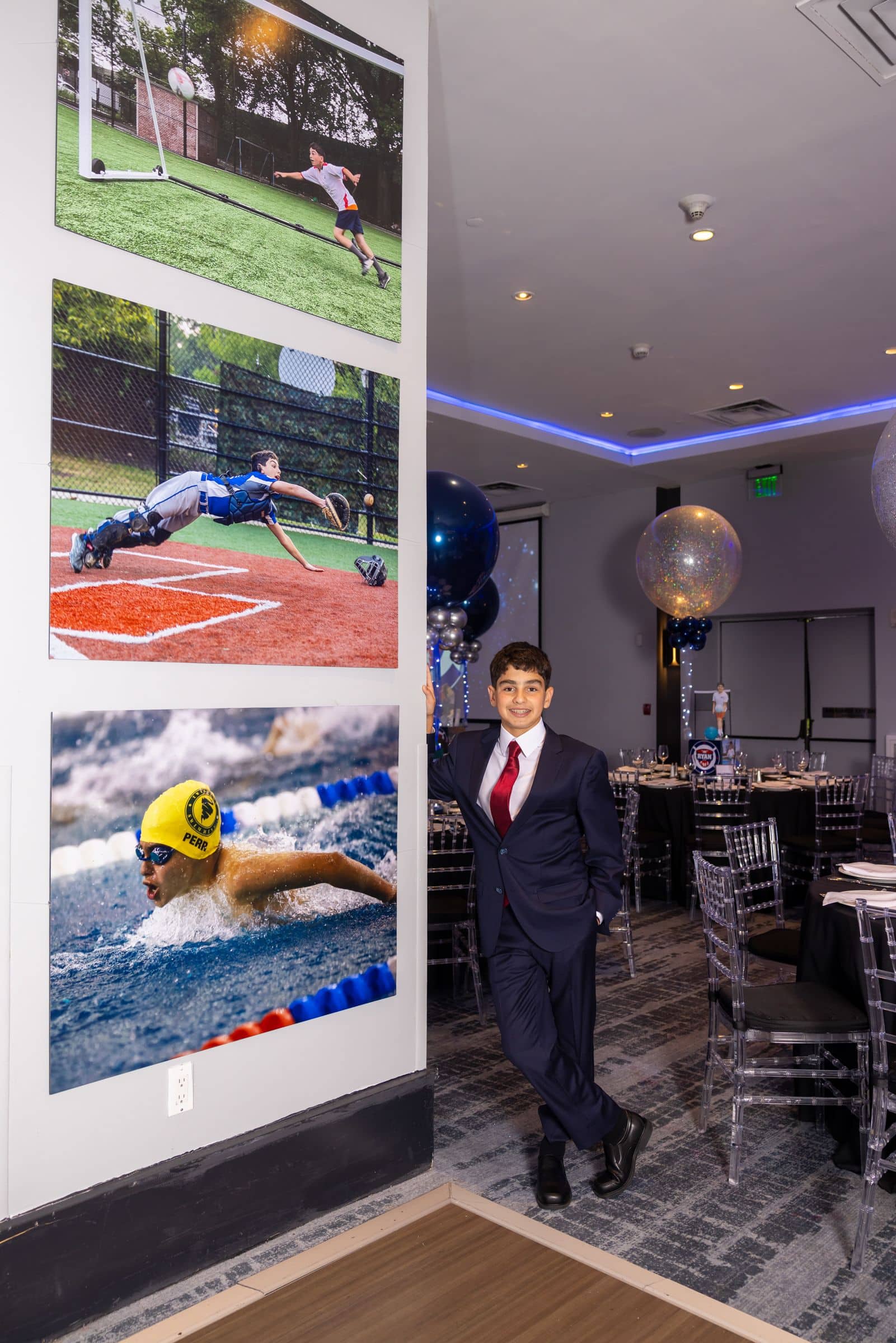 Blow Photos for a Sport Theme Bar Mitzvah