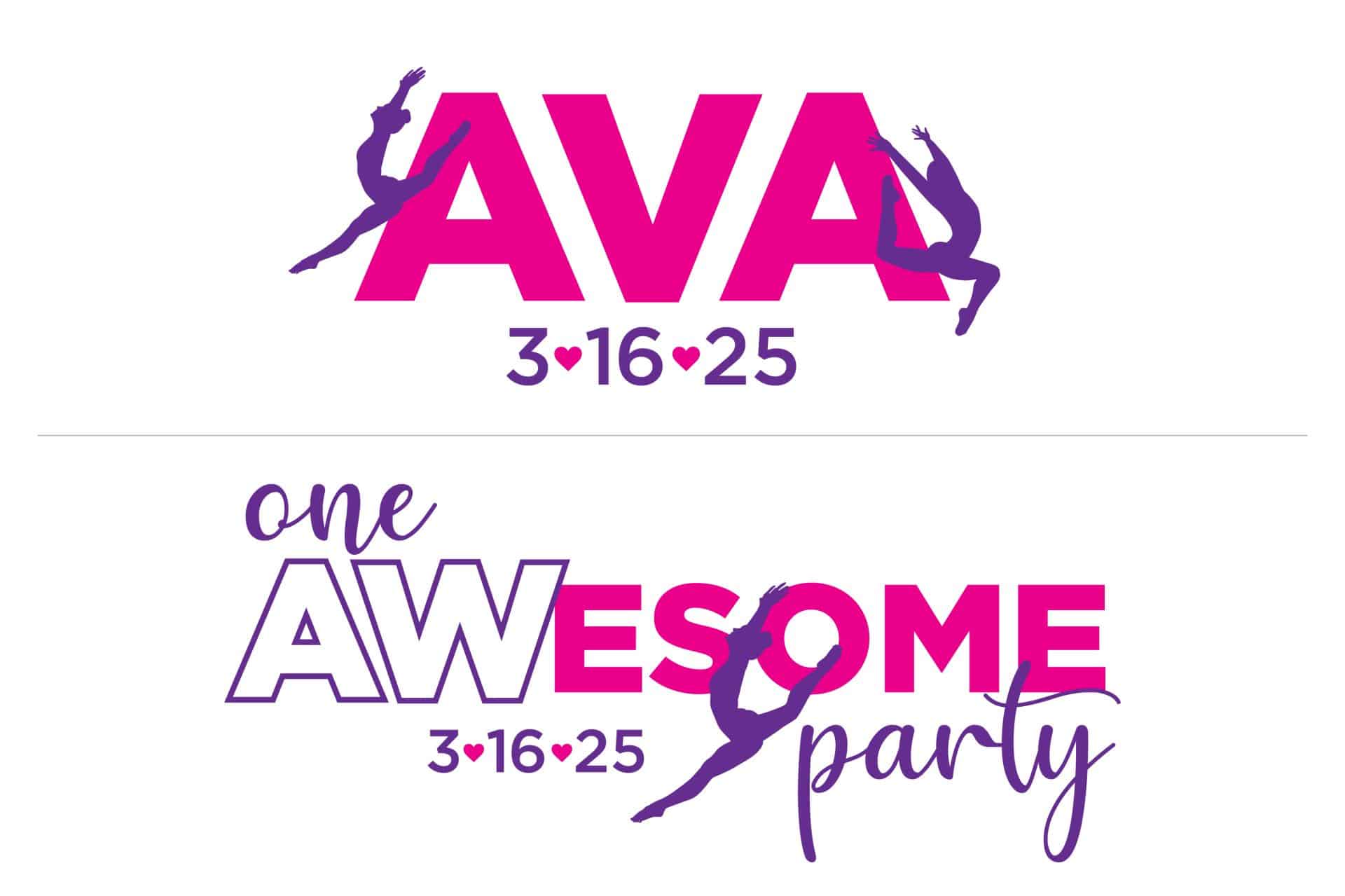 Dance Themed Logo for Bat Mitzvah