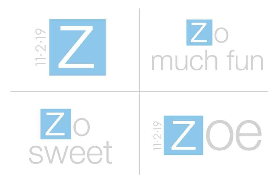 Bat Mitzvah Monogram Logo and Slogan