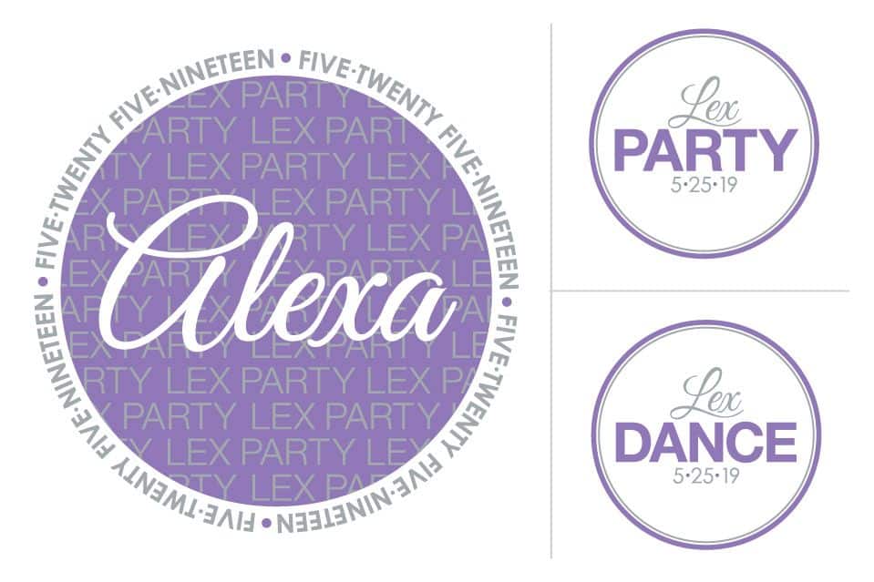 Bat Mitzvah Monogram Logo and Slogan