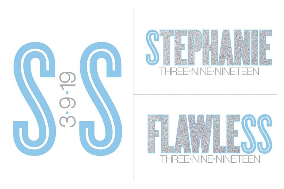 Bat Mitzvah Monogram Logo and Slogan