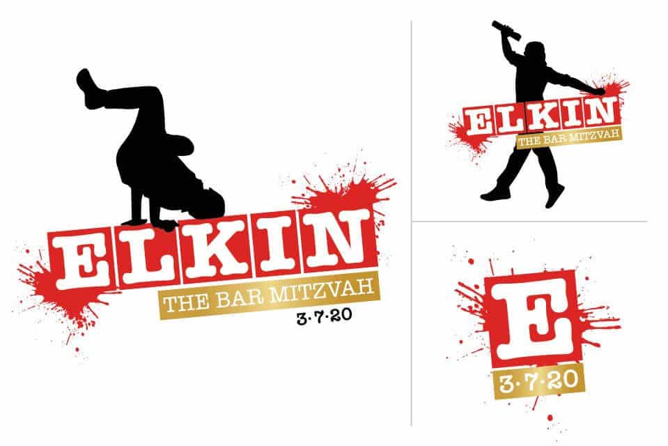 Newsies Broadway Themed Bar Mitzvah Logo