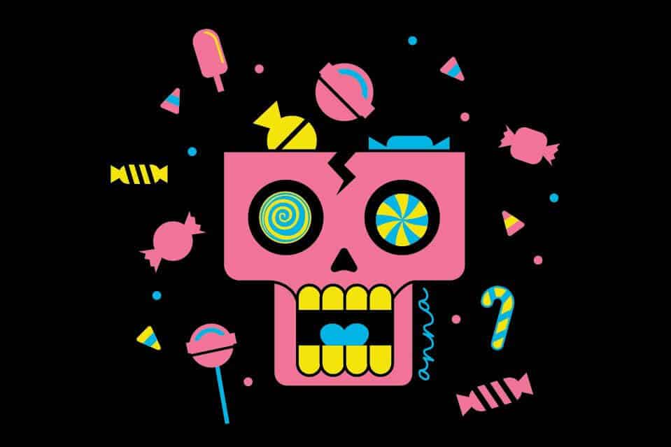 Candy Themed Bat Mitzvah Logo