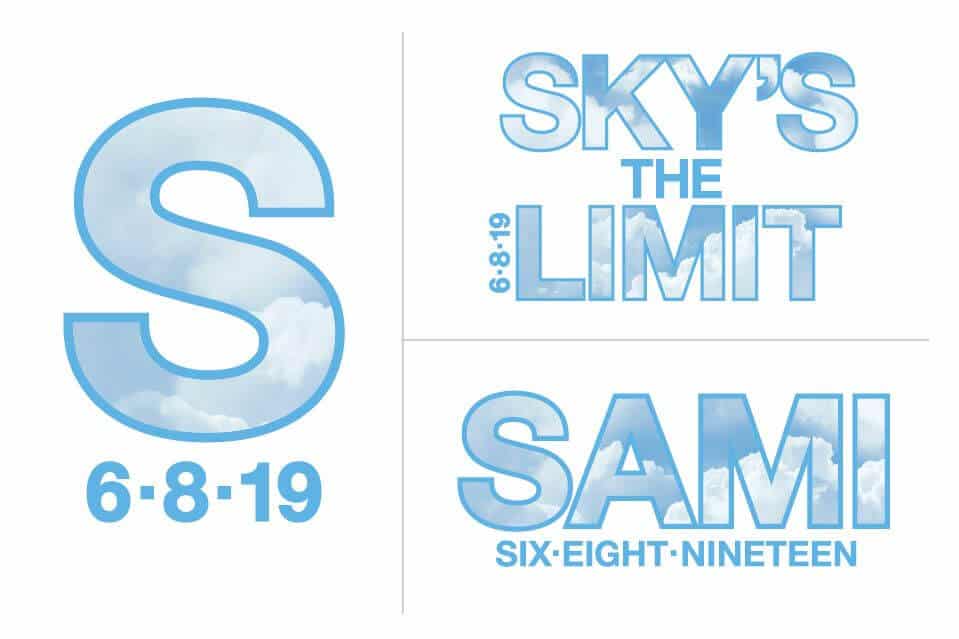 Cloud Themed Bat Mitzvah Logo