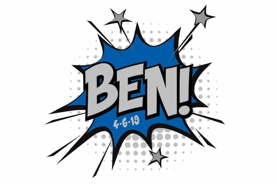 Comic Themed Bar Mitzvah Logo