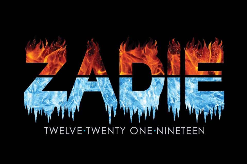 Fire and Ice Themed Name Logo