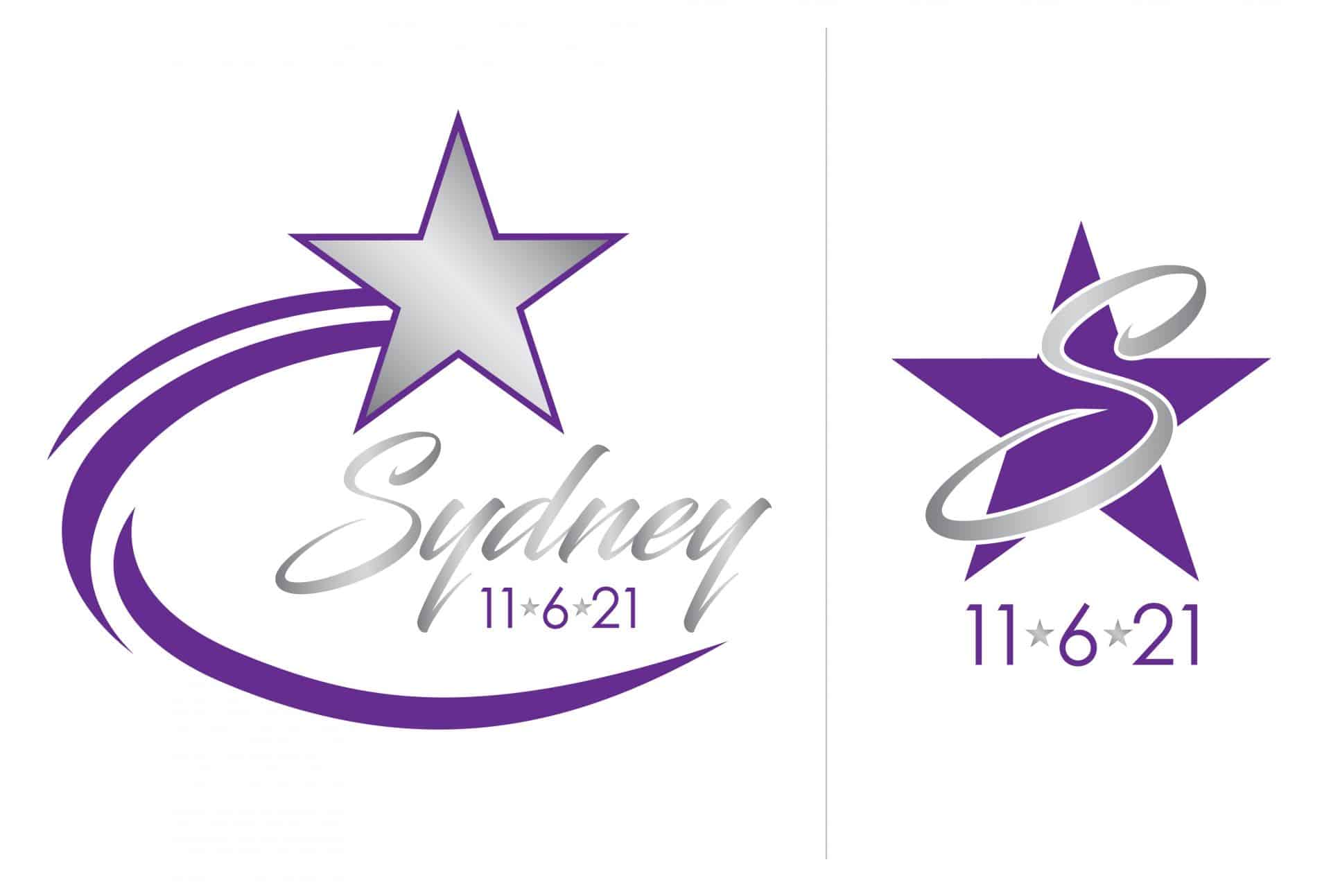 Galaxy Themed Bat Mitzvah Logo