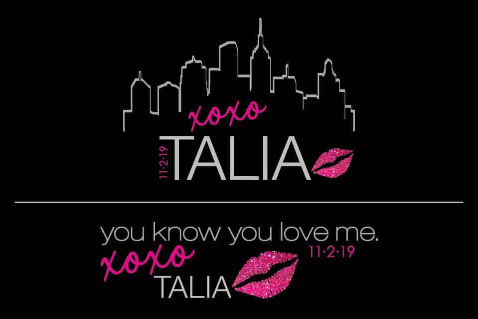 Gossip Girl Themed Bat Mitzvah Logo