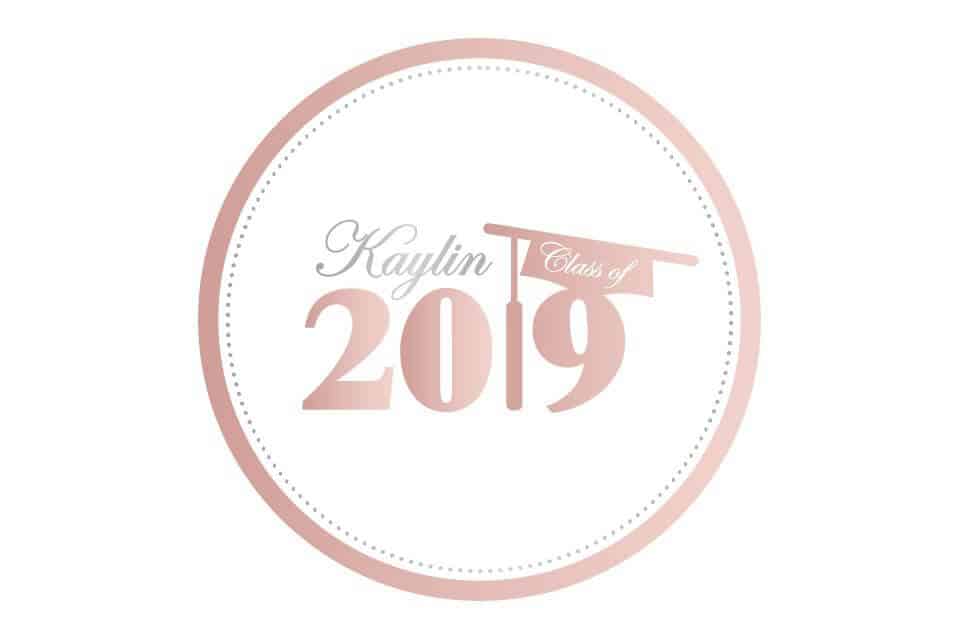 Girl Graduation Logo