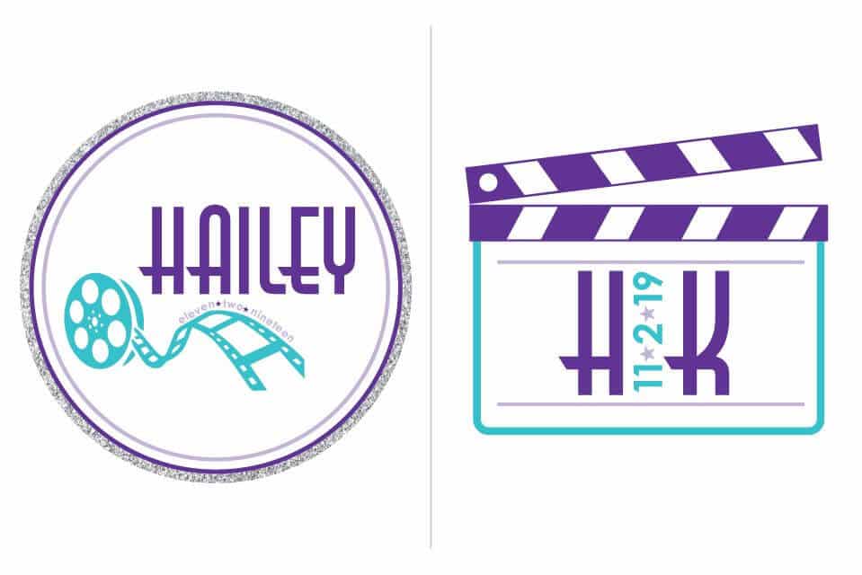 Movie Themed Bat Mitzvah Logo