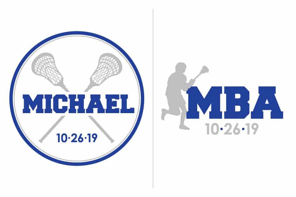 Lacrosse Themed Bar Mitzvah Logo