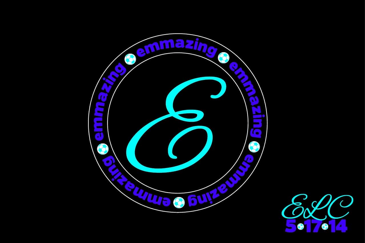 Soccer Themed Bat Mitzvah Logo