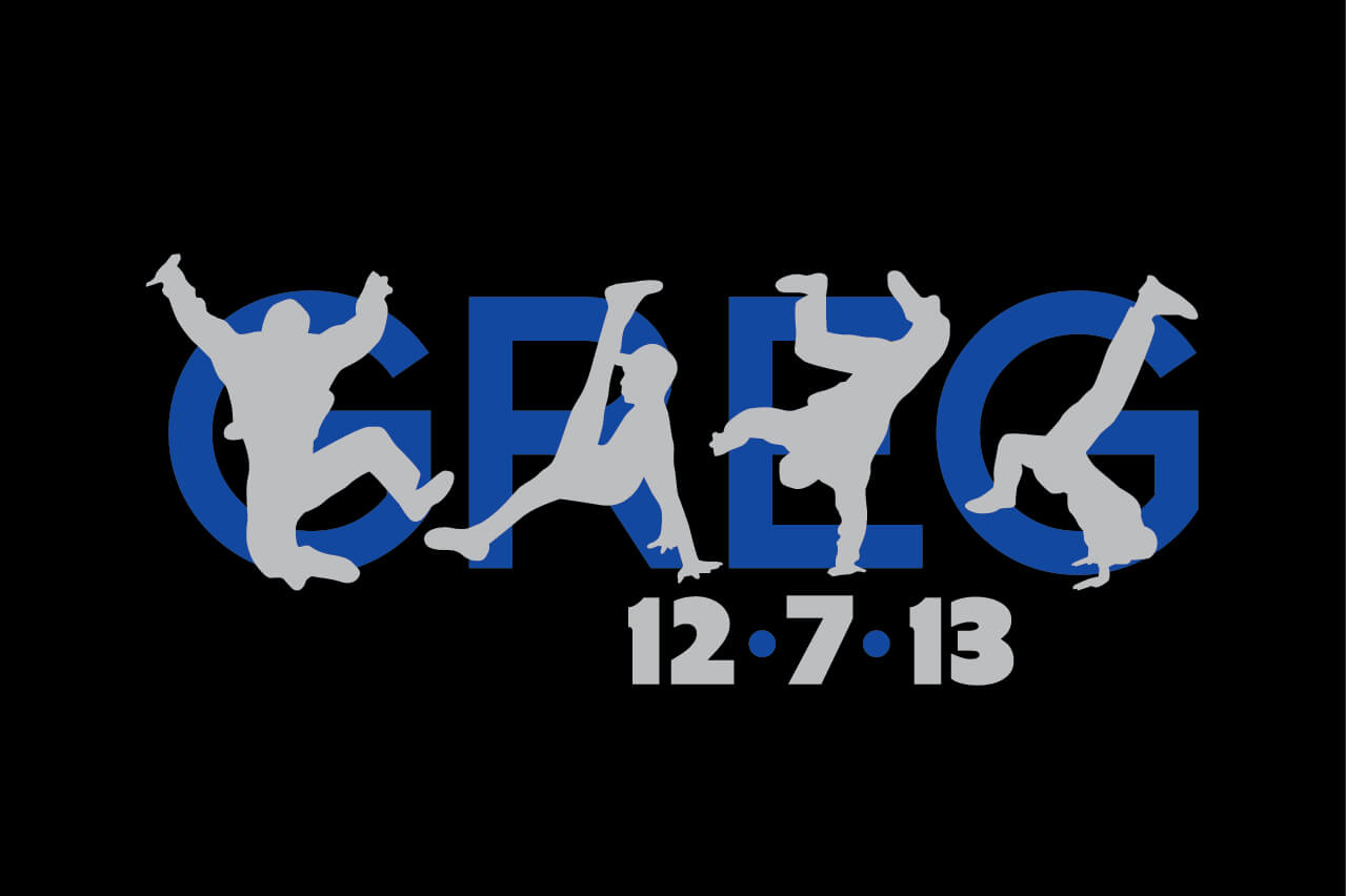 Hip Hop Themed Logo with Dance Silhouettes