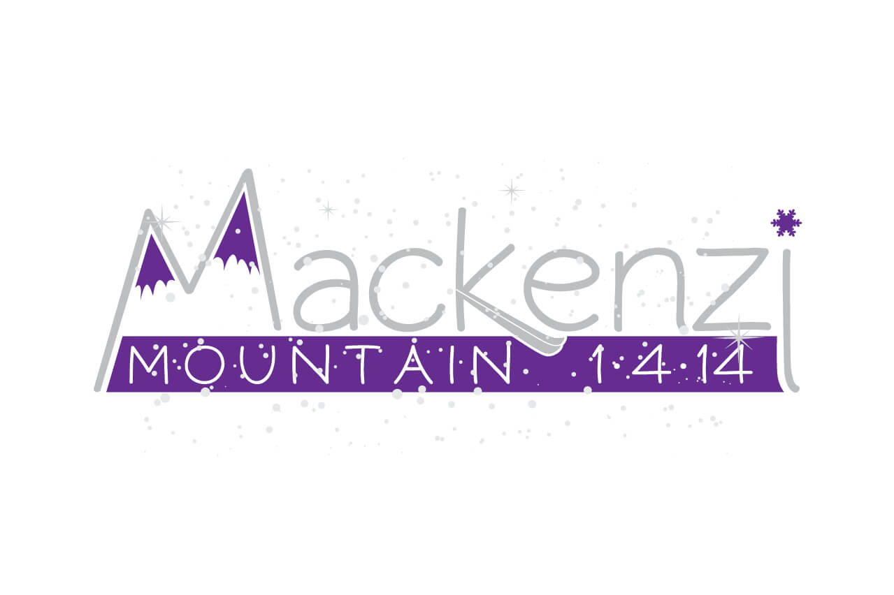 Ski Themed Bat Mitzvah Logo