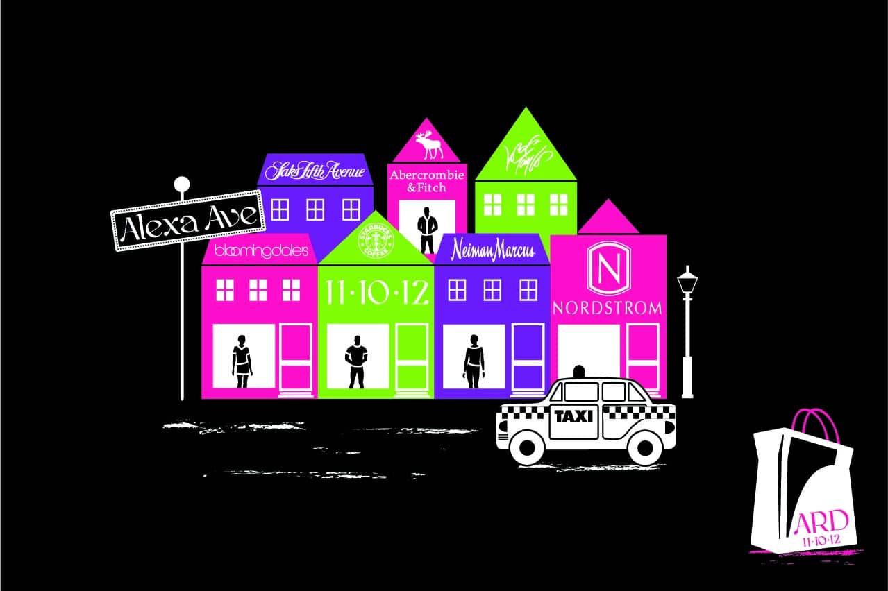 Shopping Themed Bat Mitzvah Logo