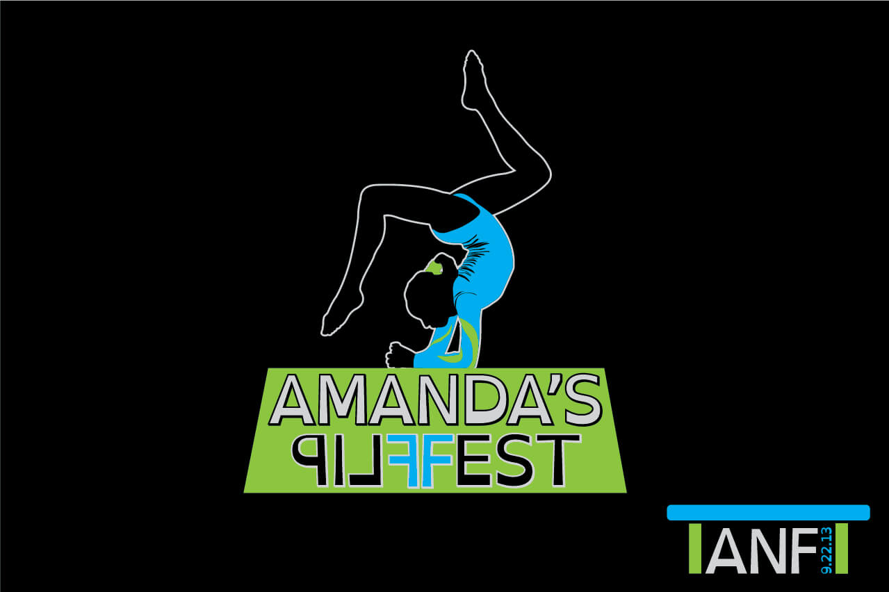 Gymnastics Themed Bat Mitzvah Logo