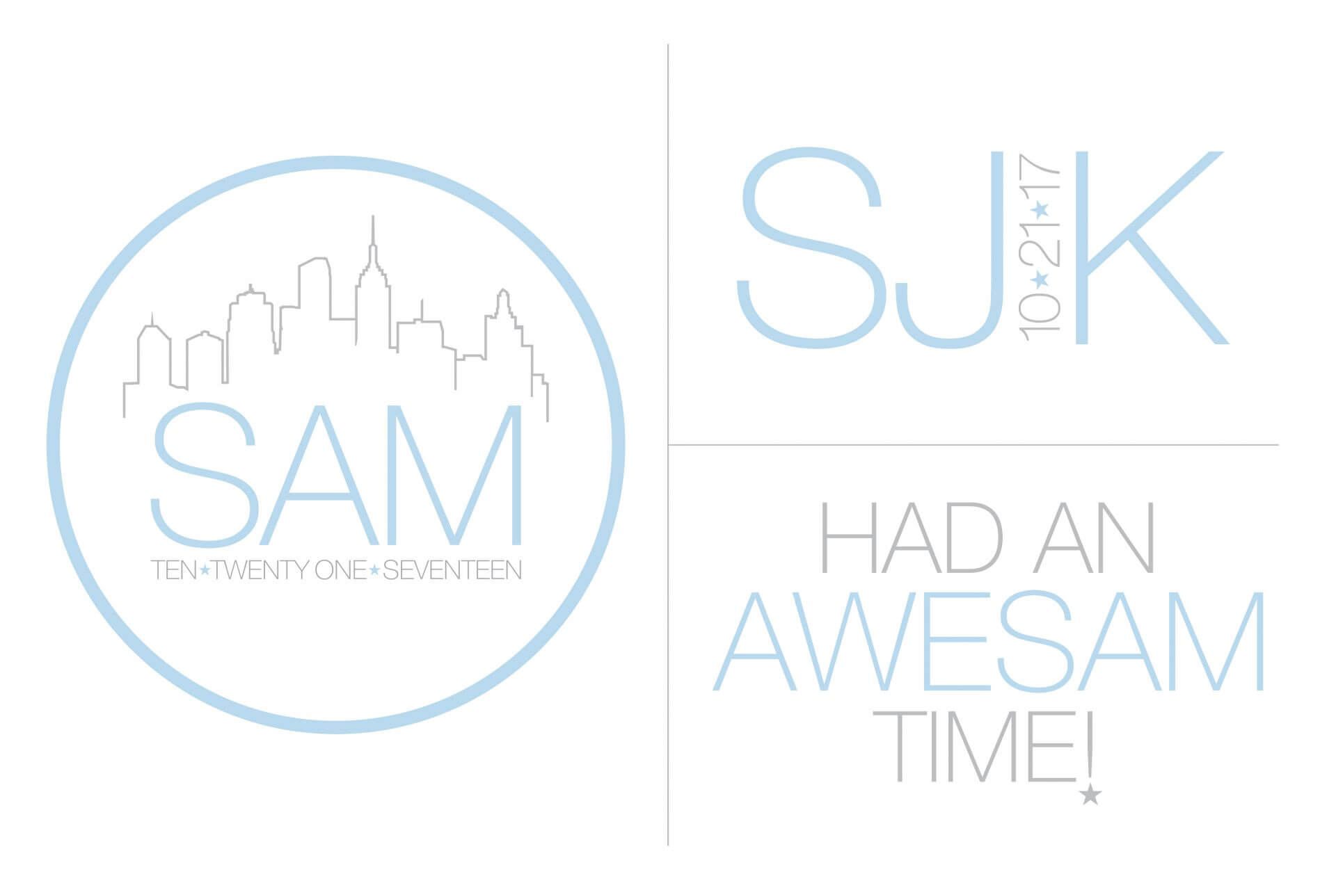 New York City Theme Bat Mitzvah Logo