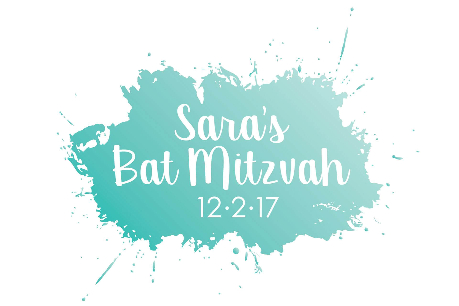 No Theme Bat Mitzvah Logo