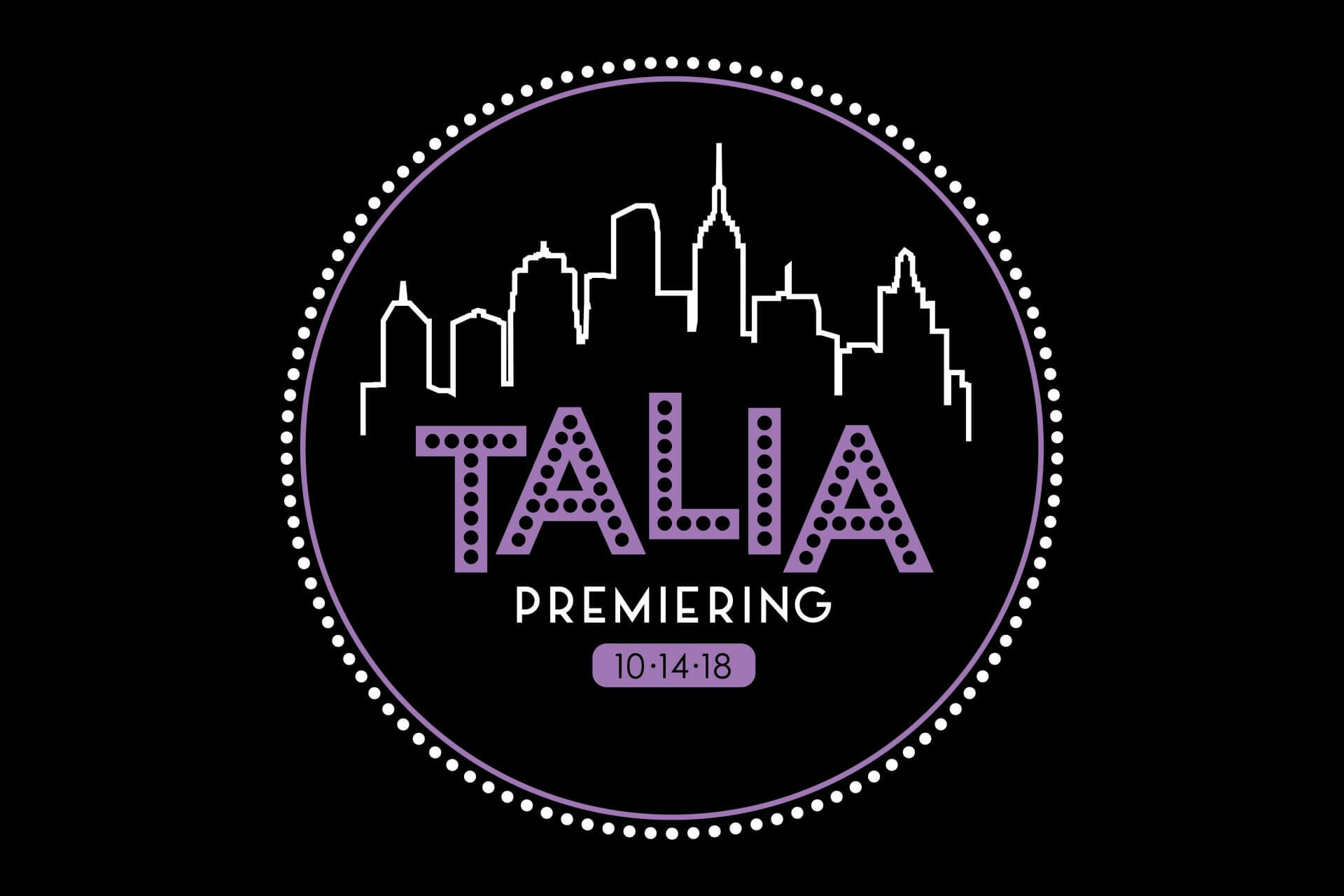 New York City Theme Bat Mitzvah Logo