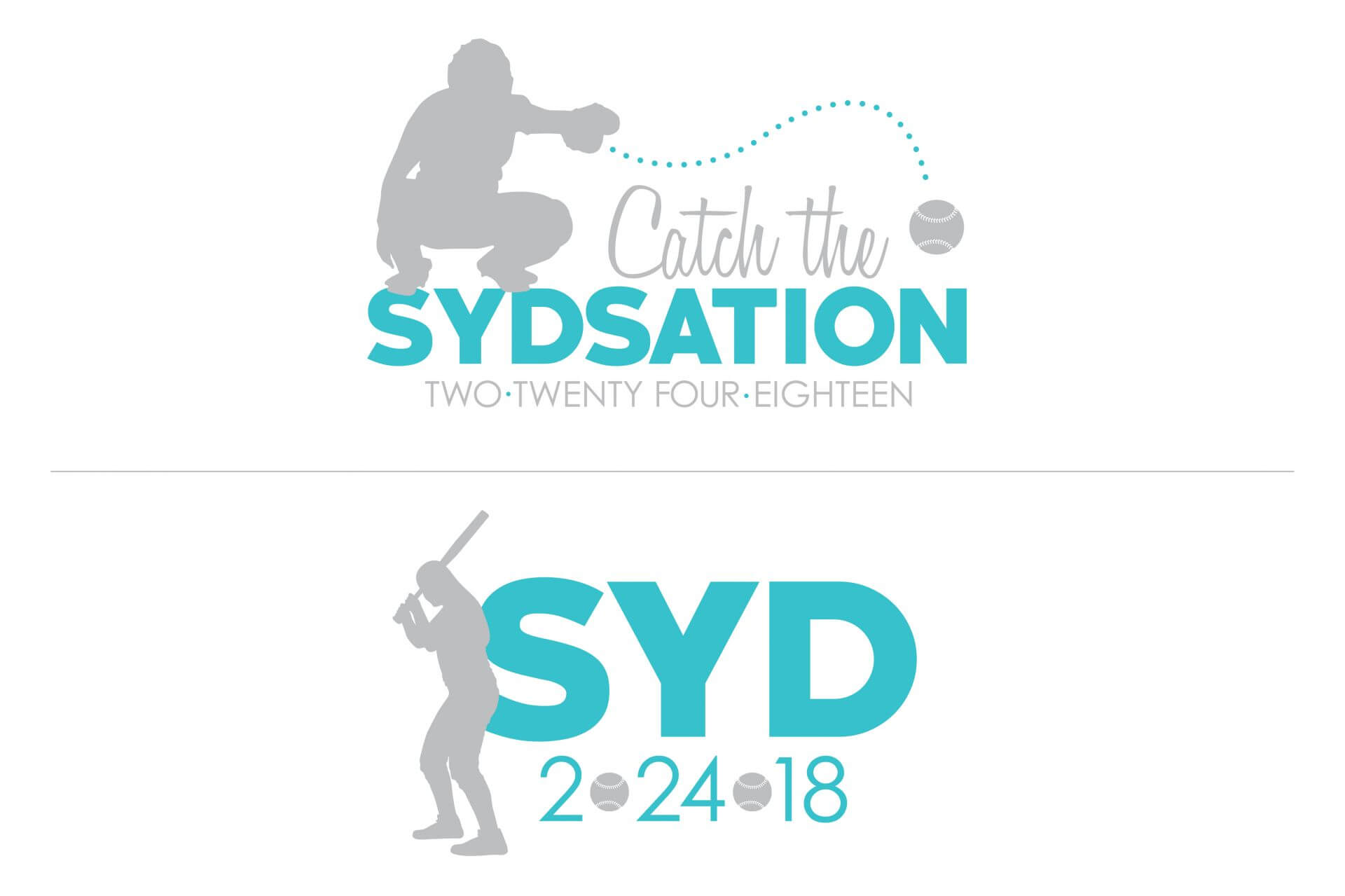 Baseball Theme Bat Mitzvah Logo