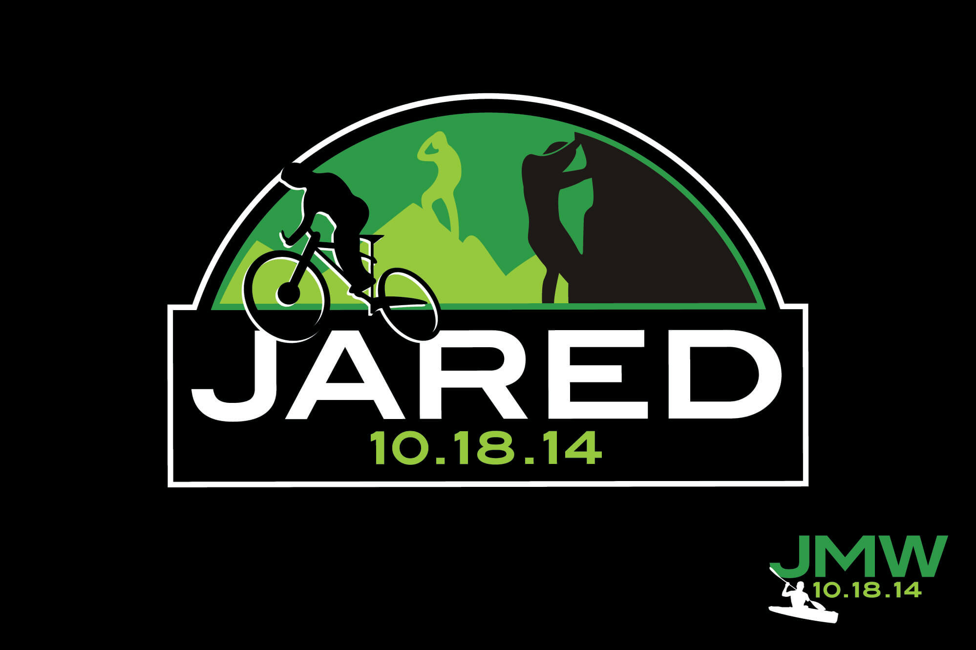 Outdoors Themed Bar Mitzvah Logo