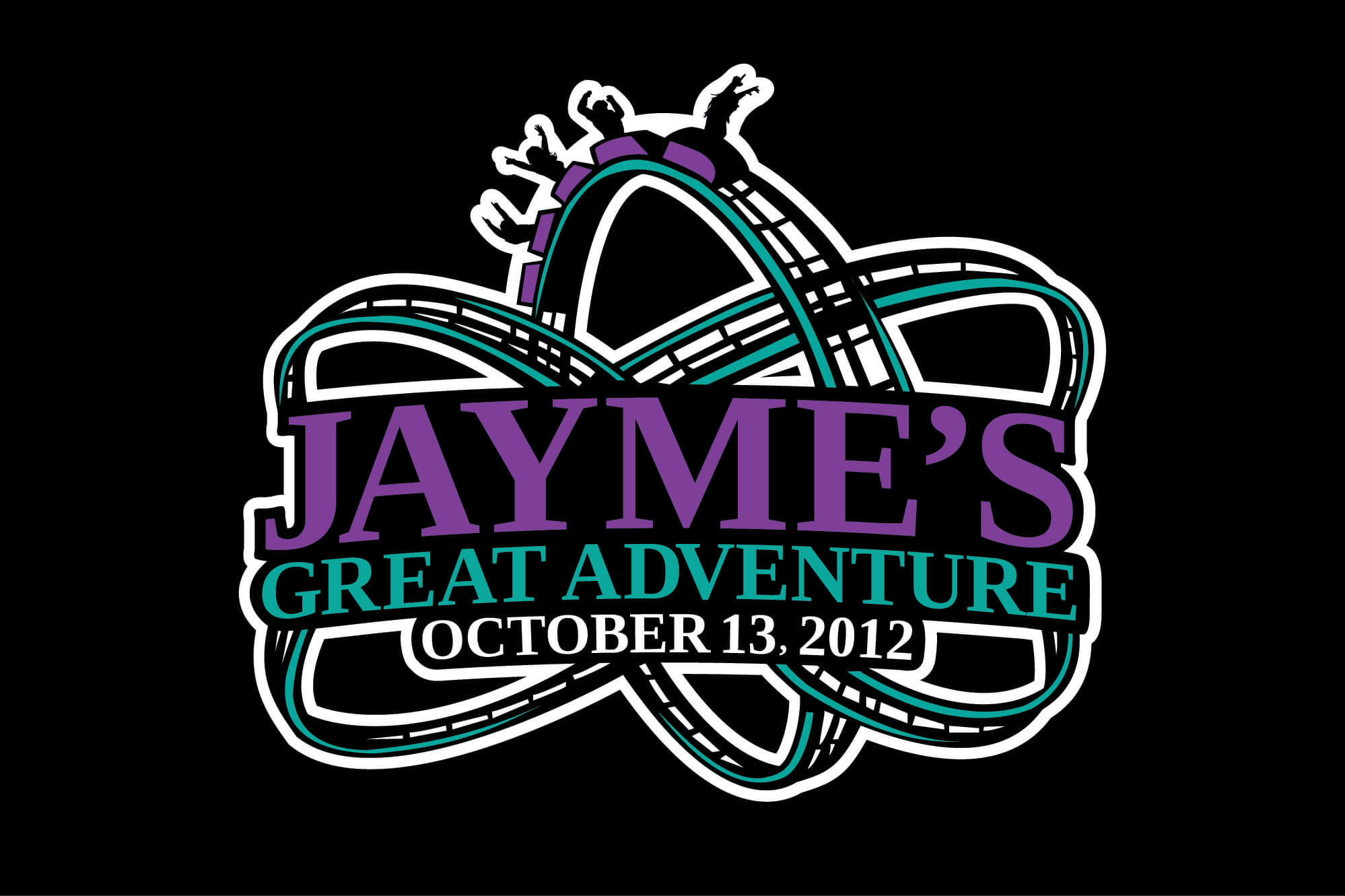 Amusement Park Themed Bat Mitzvah Logo