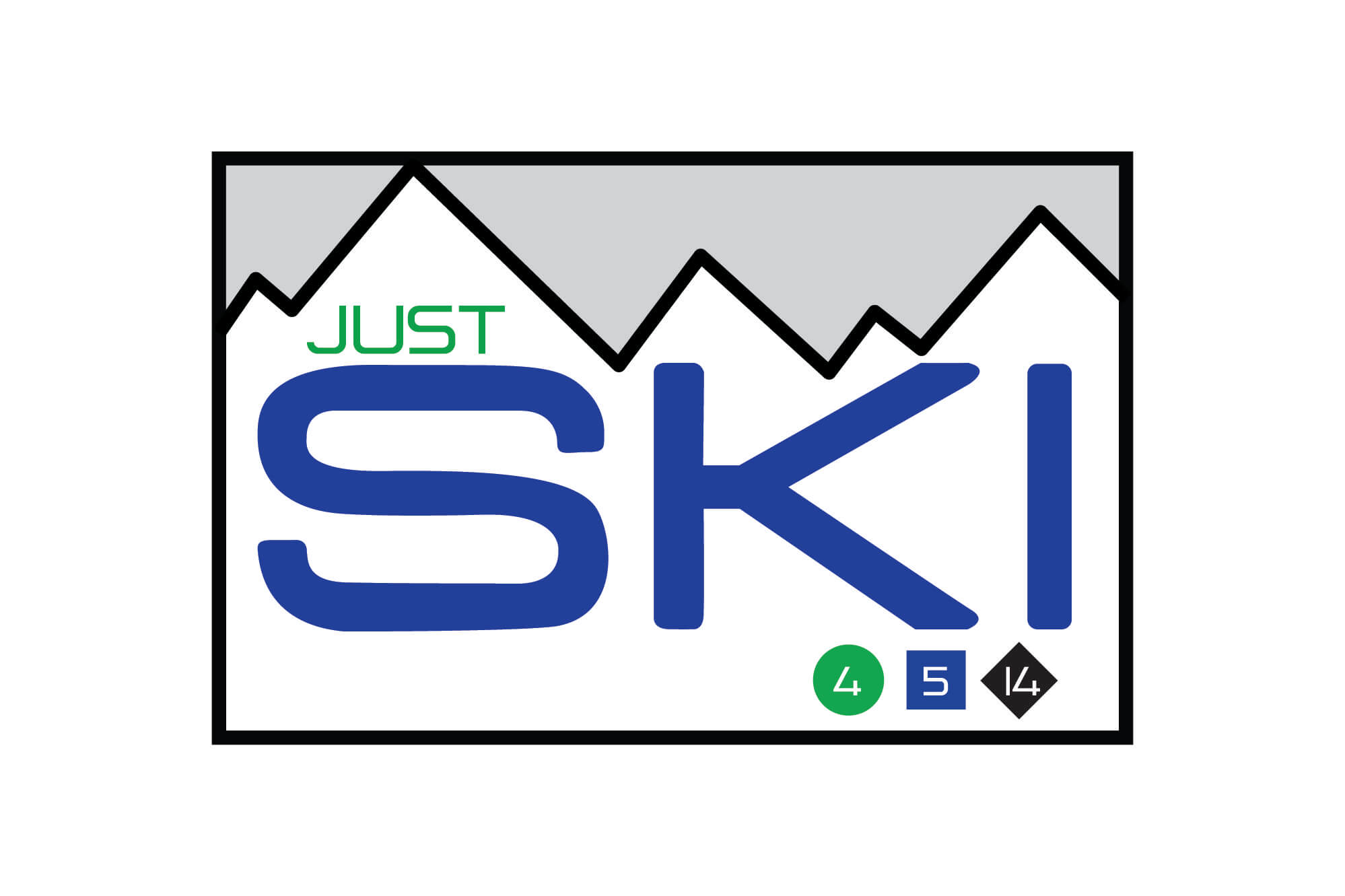 Skiing Themed Bar Mitzvah Logo
