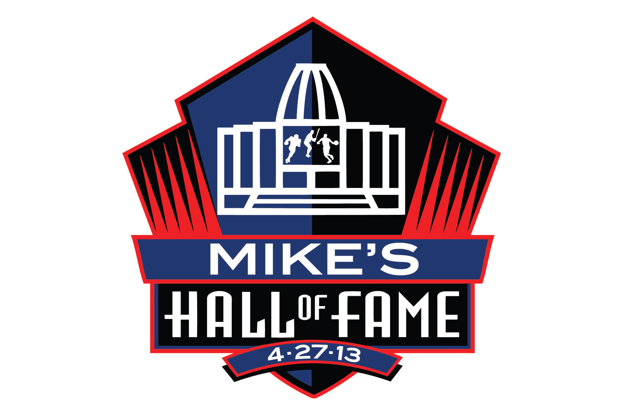 Sports Themed Bar Mitzvah Logo