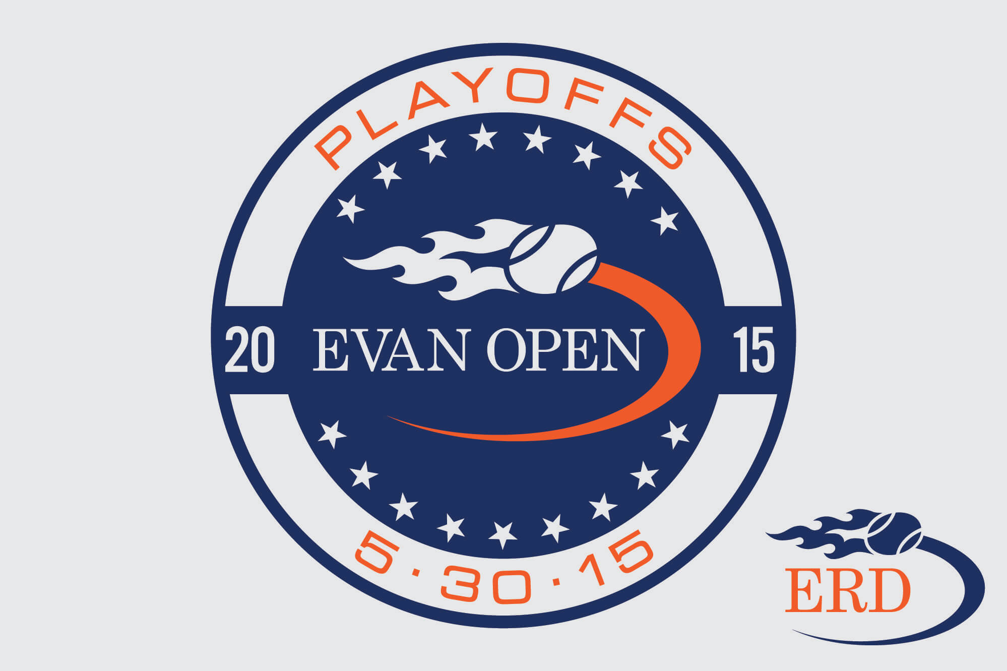 Tennis Themed Bar Mitzvah Logo