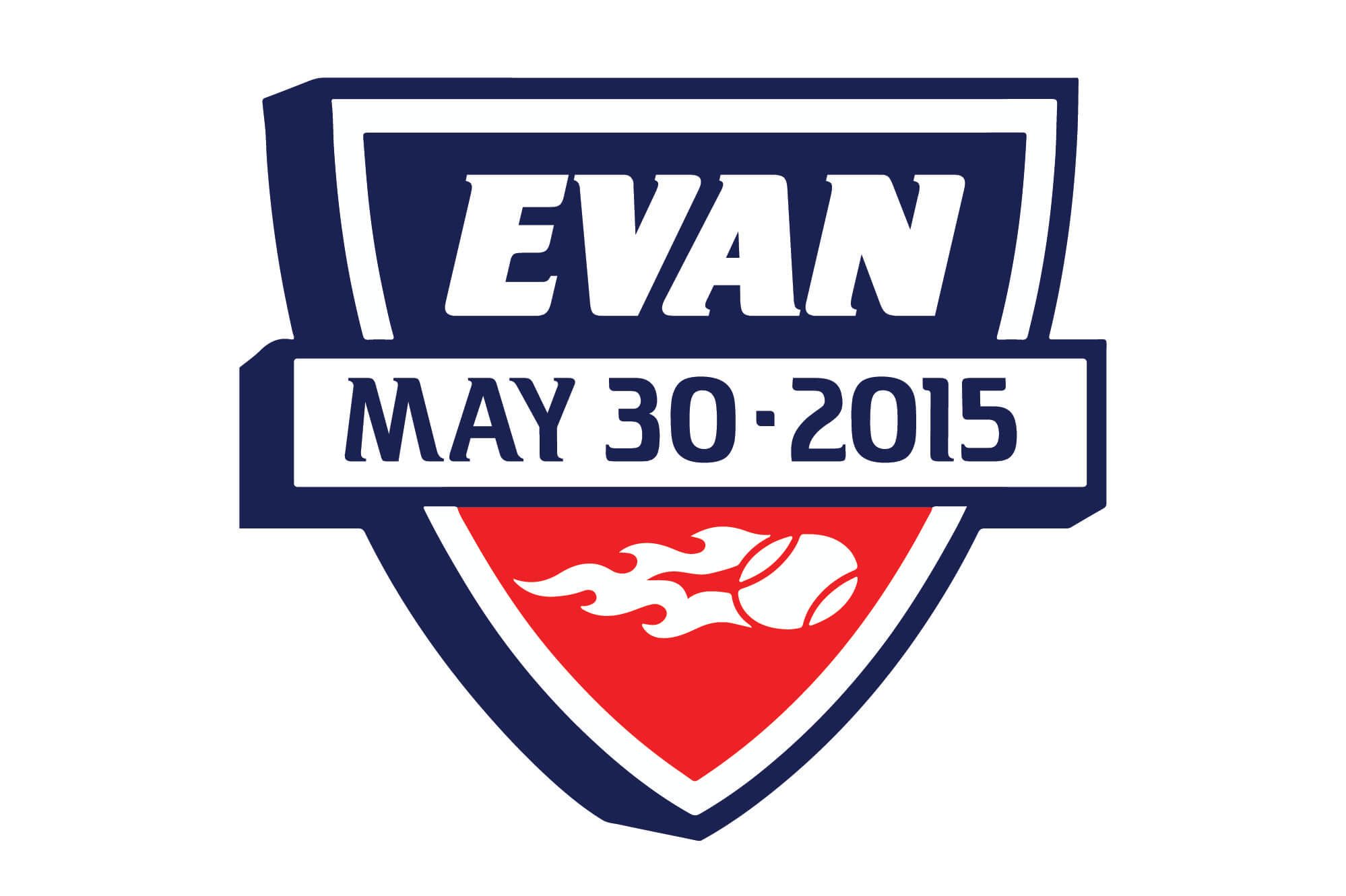 Tennis Themed Bar Mitzvah Logo