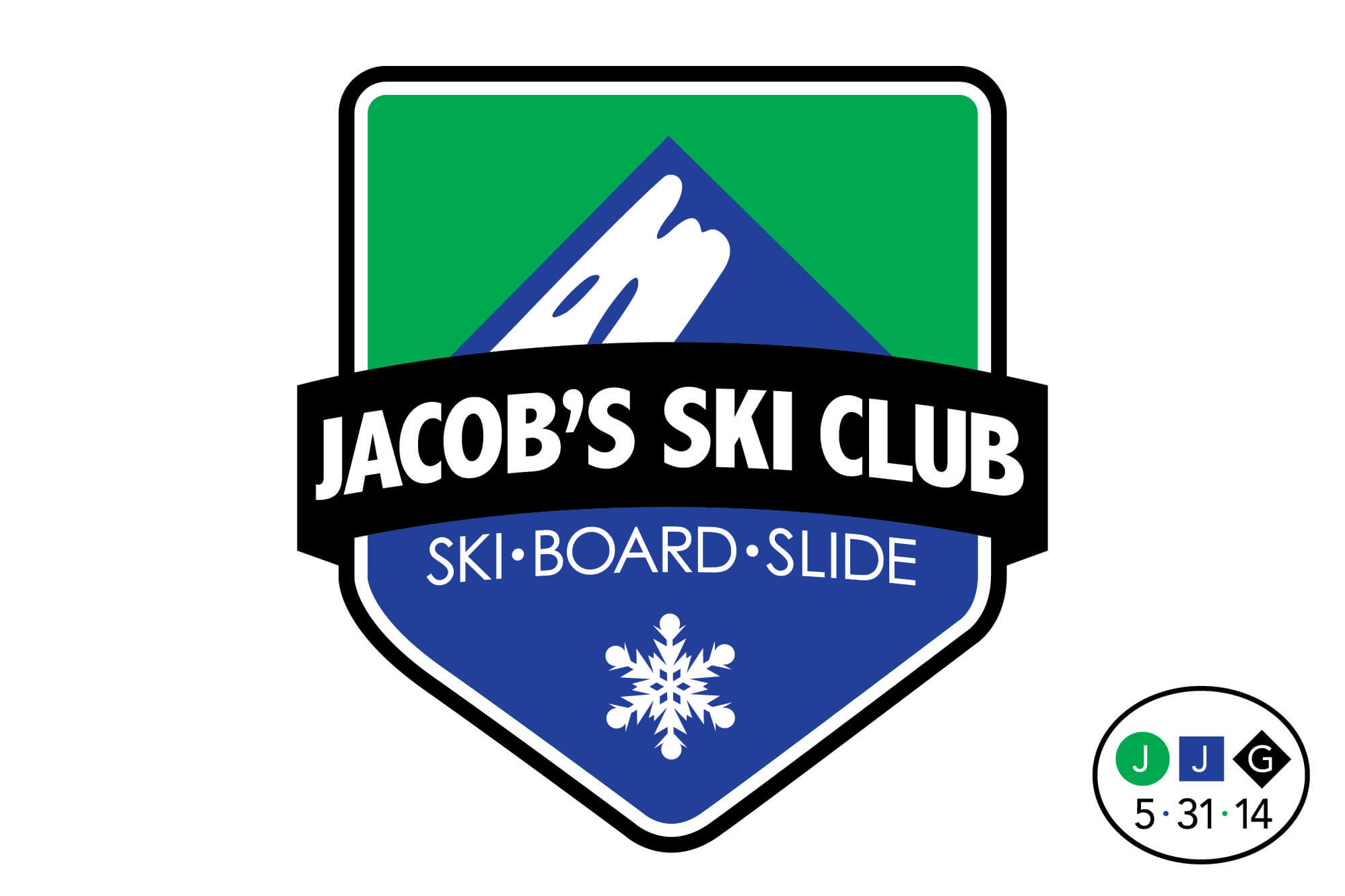 Ski Themed Bar Mitzvah Logo